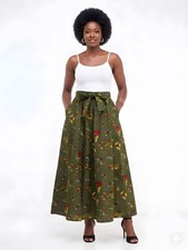African Long Maxi Skirt  One Size