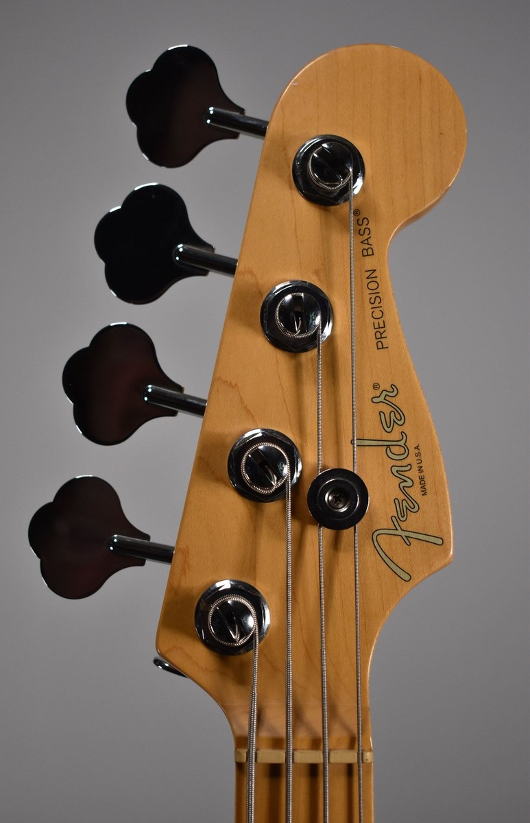 1997 Fender American Deluxe Precision Bass Black Finish w/OHSC | eBay