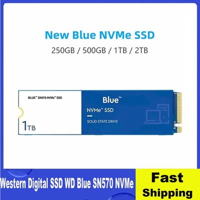 Western Digital 250GB 500GB 1TB 2TB SSD WD SN570 NVMe Solid State Drive Lot US