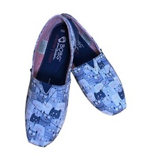 BOBS Skechers Womens Cat Plush Slip On Shoes Memory Foam Size 6.5 Cat Lady Comfy
