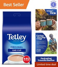 Sustainable 440-Pack Black Tea Bags – Medium Caffeine for Everyday Enjoyment 0.03 per strip