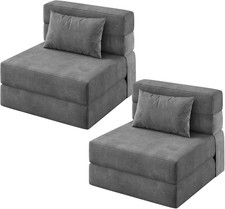 Folding Sofa Bed Chair Set - Versatile Couch & Bed for Living Room Comfort