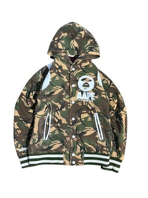 Aape by A Bathing Ape Reversible Hooded Varsity Jacket Men
