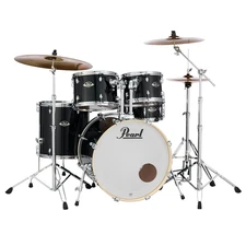 Pearl Export 5-Pc. Drum Set W/830-Series Hardware Pack + 22" Kick - Jet Black