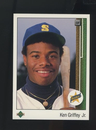Auction #8 1989 Upper Deck Star Rookie #1 Ken Griffey Jr Mariners RC Rookie HOF