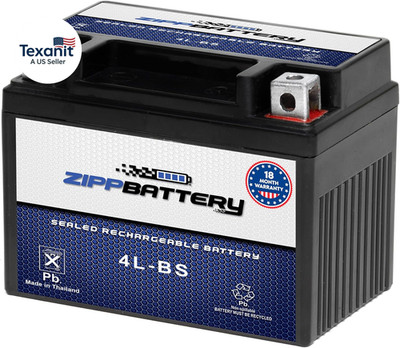 YTX4L-BS 12V 50 CCA AGM   Maintenance-Free 4Ah Battery for Scooter, Mini ATV, Di