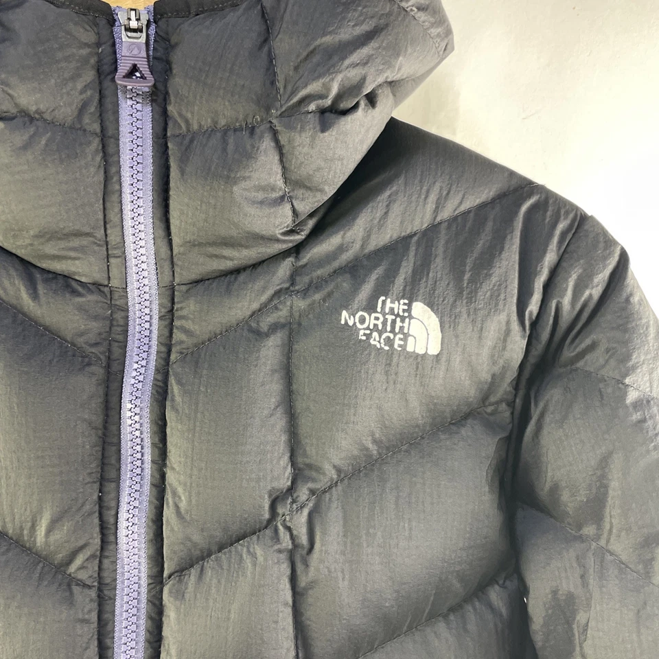 Chaqueta acolchada negra The North Face Steep Series para mujer M 700 relleno Foto 2 de 4