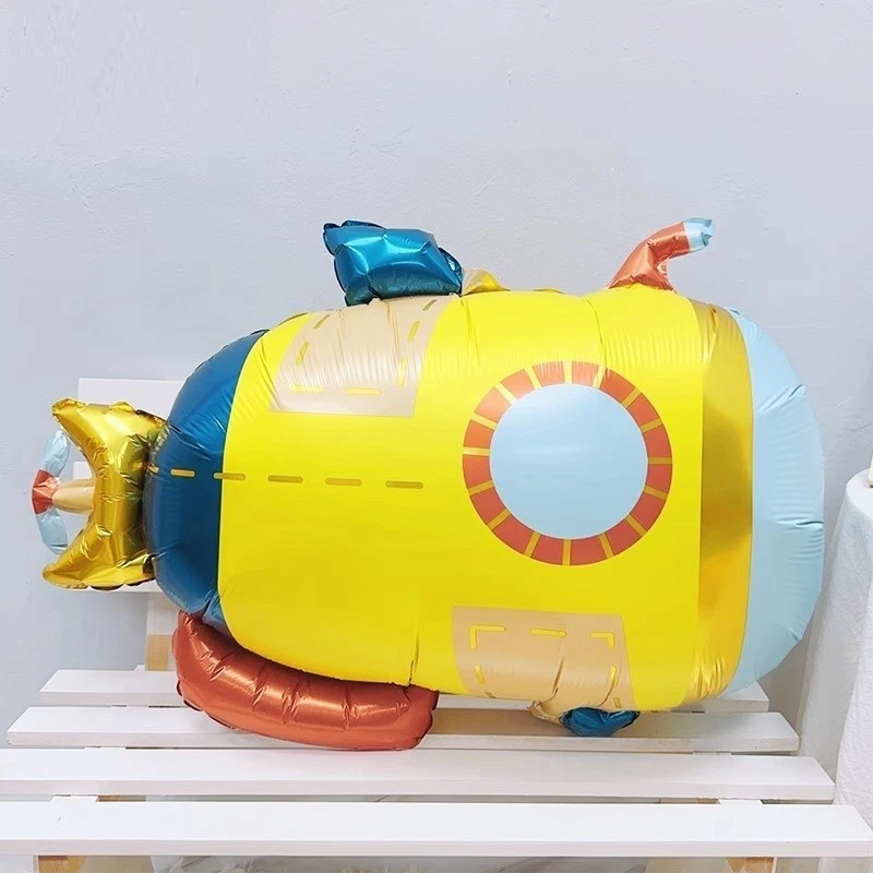 Globo submarino decoración fiesta cumpleaños helio/aire auto sellado enorme Foto 3 de 4
