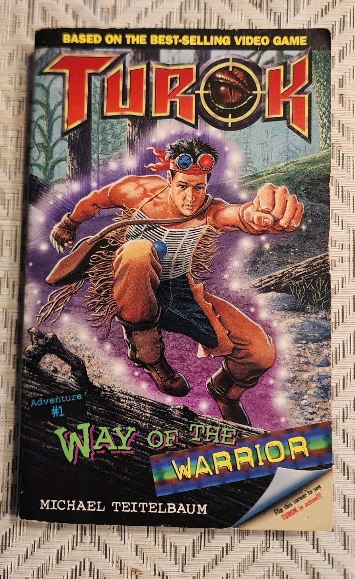 Turok #1: Way Of The Warrior by Michael Teitelbaum Paperback First Edition