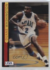 1997 Sports Time USBL Duane Washington #16 0q3