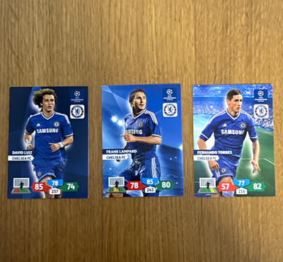Panini Adrenalyn XL UCL 2013-14 Chelsea FC Karten Lot Nr. 216/237/243