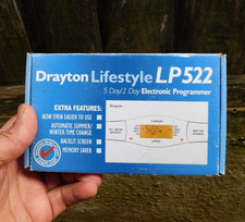 Drayton LP522 5/2 Day Electronic Programmer Single Channel UNTESTED