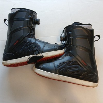 K2 Raider Boa Men's Size US 12 Snowboard Boots Black