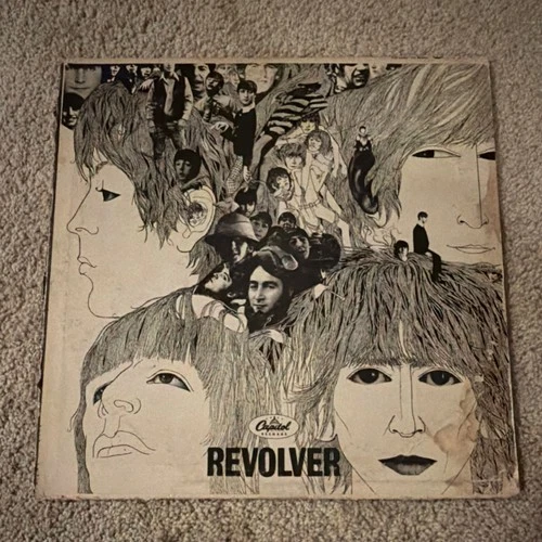 The Beatles Revolver Vinyl LP Capitol Records T-2576 12" Stereo 33 RPM Rock