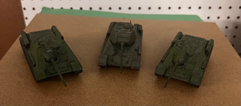 Bolt Action 25mm WW2 Russian Soviet tanks (3)