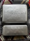 Vintage Frigidaire Quickube Aluminum Metal Ice Cube Trays 1 Single & 1 Double — photo 3