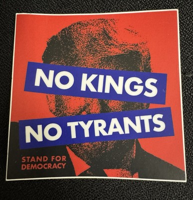 No kings No tyrants Sticker