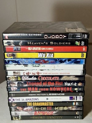 Lot 16 DVD Martial Arts Action Movies Hong Kong Chinese Korean Thai DVDs