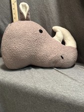 Rhinoceros Wall Hanging Safari Jungle Nursery Decor Baby Rhino