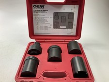 Used 46 Oem Tools 27174 12 Drive 5-piece Spindle Nut Locknut Axle Socket Set Used 46 Oem Tools 27174 12 Drive 5-piece Spindle Nut Locknut Axle Socket Set