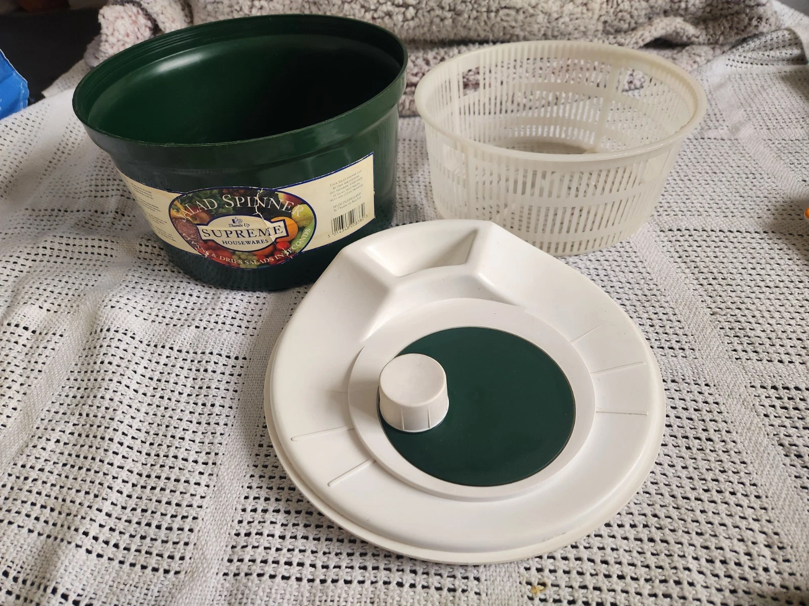 Salad Spinner Thumbs Up Supreme Housewares, Vintage ,Rare
Opens in a new window or tab
