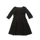 Brooks Brothers Dress Size 10 Pleated Floral Burnout Dress Fit and Flare Event