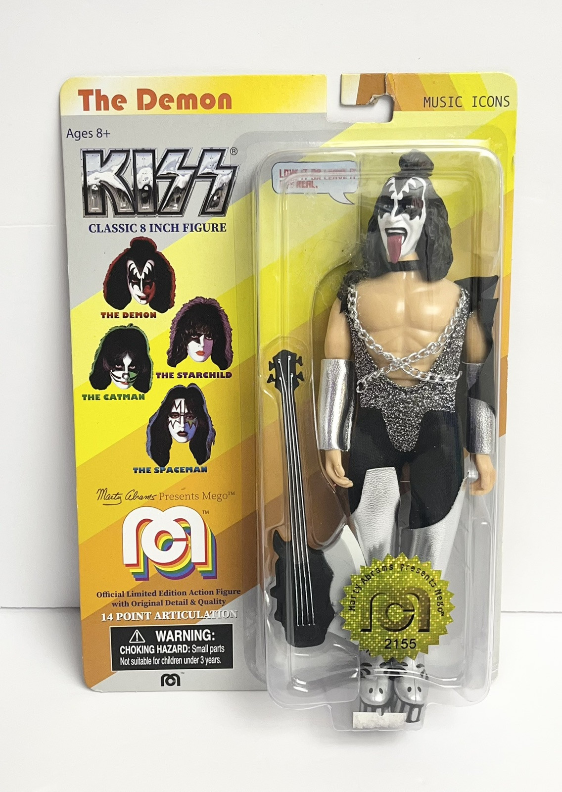 2018 Mego KISS Limited Edition The Demon Gene Simmons Action Figure