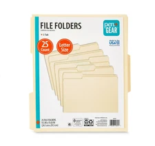 (2 pack) Pen+Gear Manila File Folders, Letter Size, 25 Count