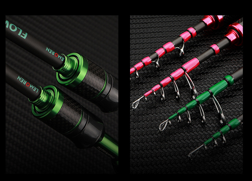 Canna da Pesca Telescopica Fibra di Carbonio Ultraleggera Spinning Casting Esca Palo Viaggio - Foto 6 di 55