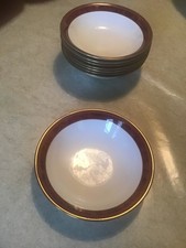 Spode  Bordeaux bowls for soup or desserts 17 cm diameter