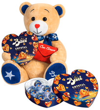 Baci Perugina Mix Peluche con Letterina + Scatola Cuore Crystal Cioccolatini 87g