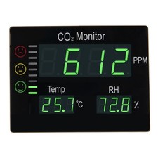 Seben HT-2008 CO2 Messgerät Ampel XL LED-Display Raumluft Messung Kohlenstoffdio