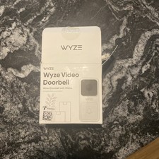 Wyze Video Wired Doorbell Camera with Chime - White Opened Never Used
