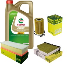 INSPEKTIONSKIT FILTER CASTROL 5L ÖL 5W30 für VW Passat Alltrack 365 2.0 TDI