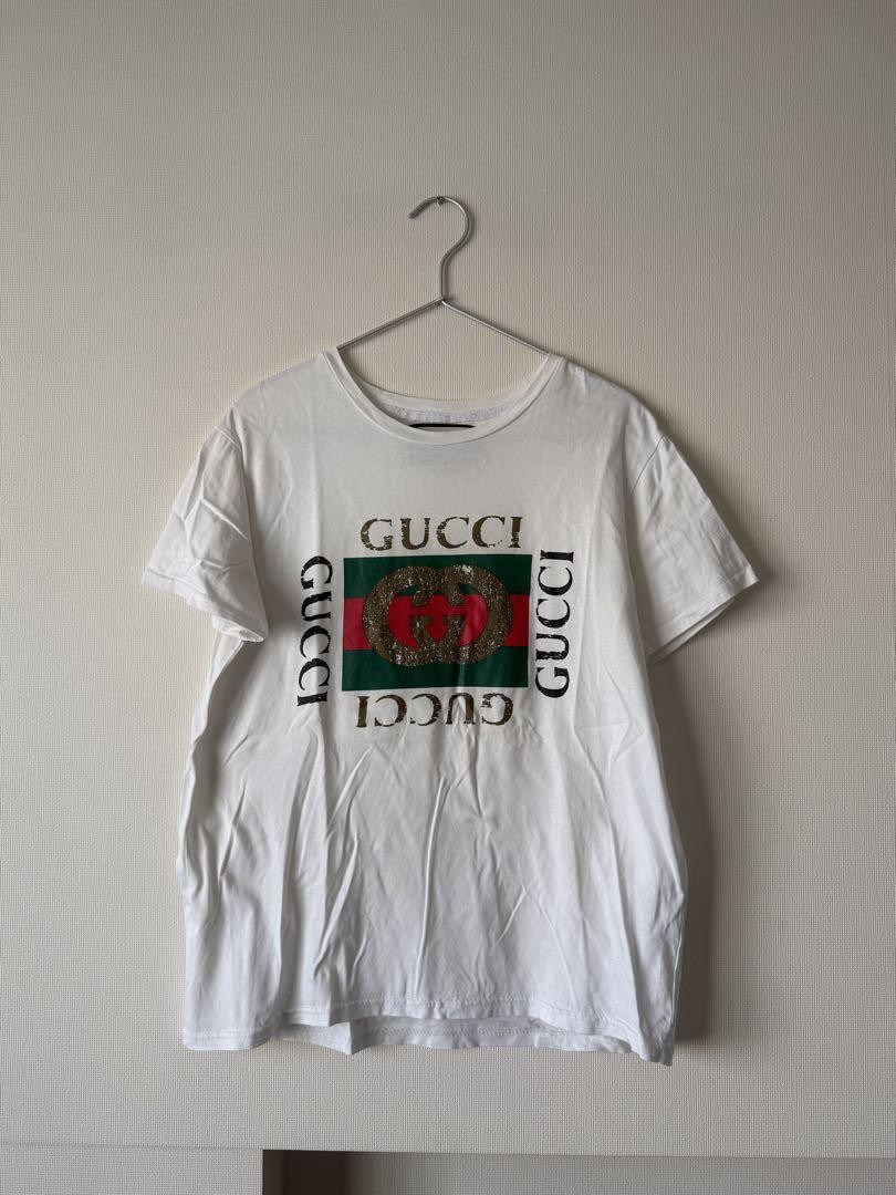 Gucci Vintage White Cotton T-Shirt Size M for Men