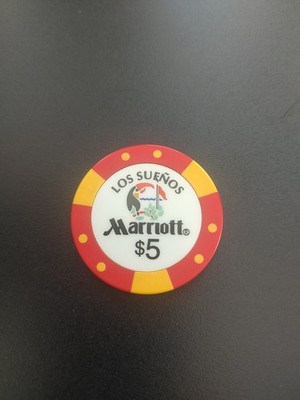 $5 casino chip from the Los Sueños Marriott Ocean & Golf Resort