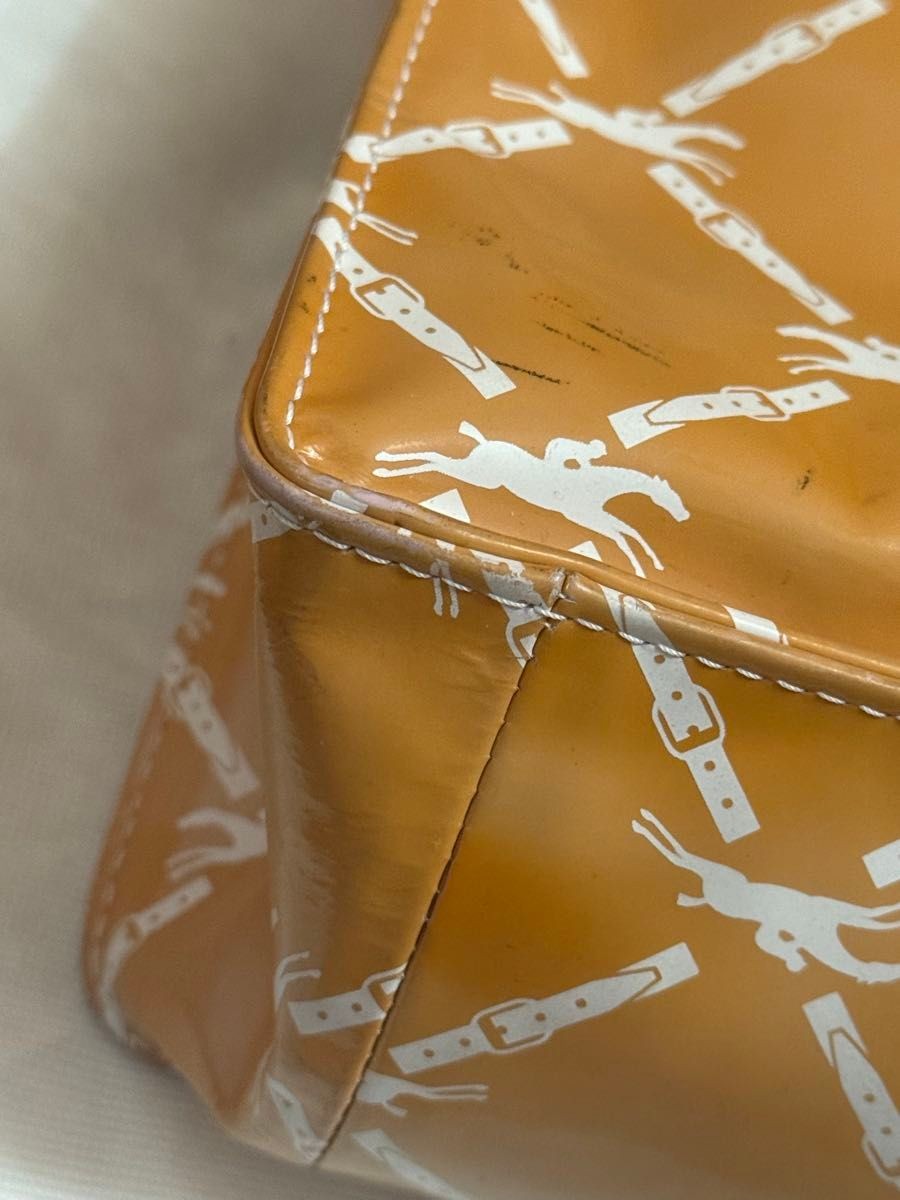 Good Condition Longchamp All Over Pattern Vinyl T… - image 8