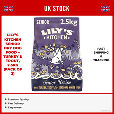 Lily’s Kitchen Senior Dry Dog Food – Turkey & Trout, 2.5kg (Pack of 2) 13.60 per kilo