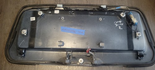 2002-2009 GMC Envoy TrailblazerRear Hatch Tailgate License Plate Holder White 06 - Picture 3 of 4