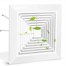 Bathroom Exhaust Fan Grille Bathroom Ceiling Fan Cover Multifunction 9"/12"