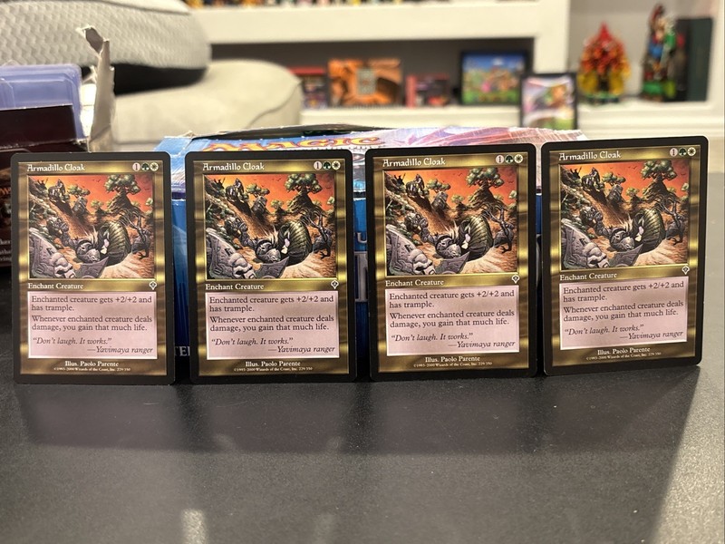 Armadillo Cloak X4 MtG Invasion Magic