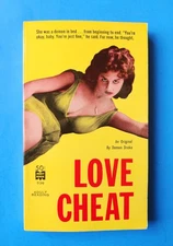 LOVE CHEAT by Damon Drake Merit Book #536 Vintage Sleaze Erotica