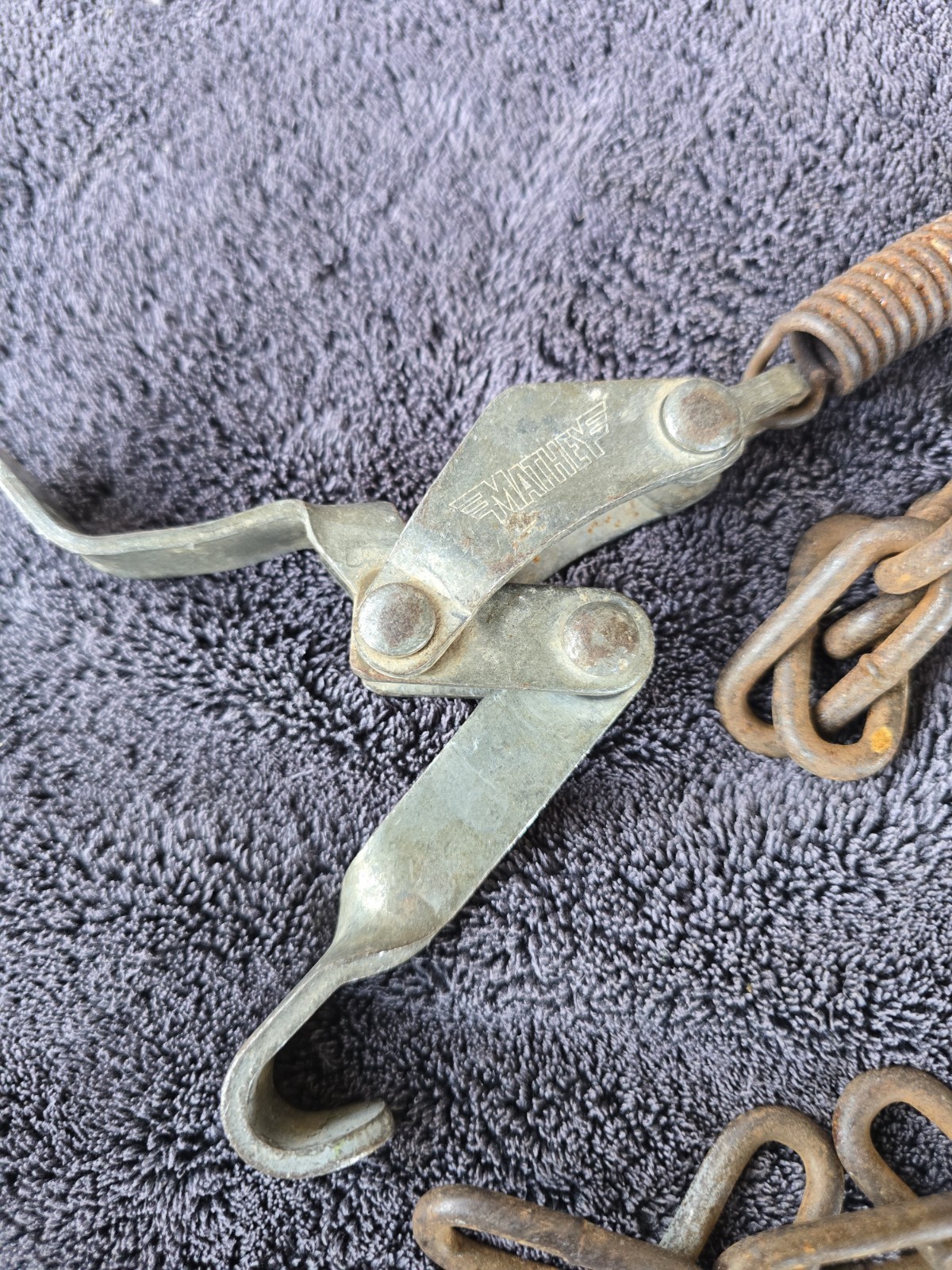 Mathey Dearman 2SA Beveling Machine Boomer Strap "Chain"