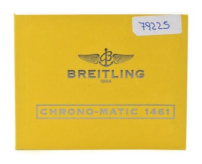 Breitling Chrono-Matic 1461 Booklet Manual