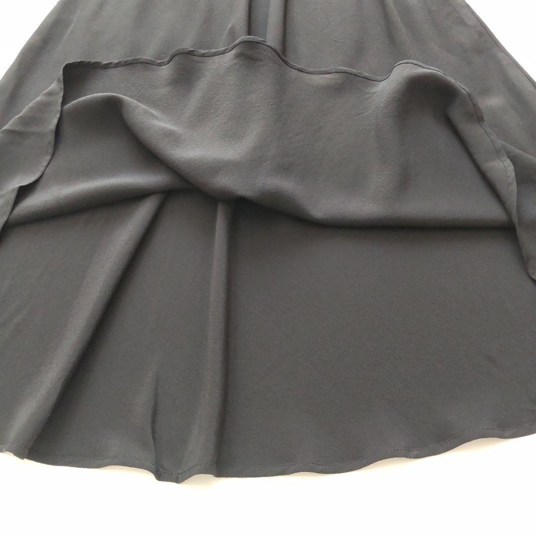 FENDI Silk Sleeveless Long Dress Black Size L Belt Detail Occasion Used From Jp thumbnail 22