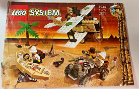 Vintage Lego Adventurers Desert Expedition Set 5948 w/Mummy Storage Container