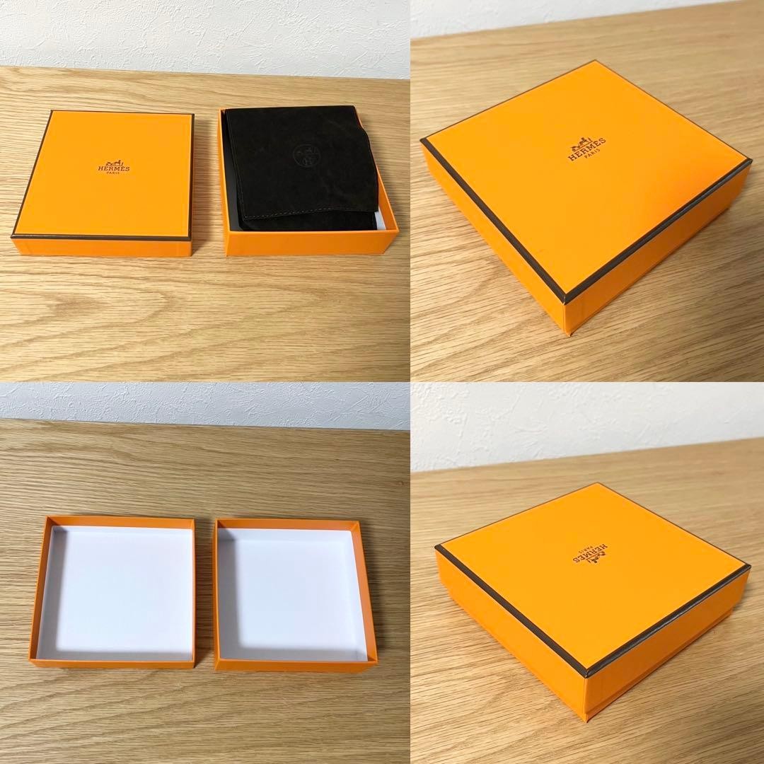 Hermes Kyoto Tresse Bangle Black White Pre owned 4.9 in Wrist Size thumbnail 16