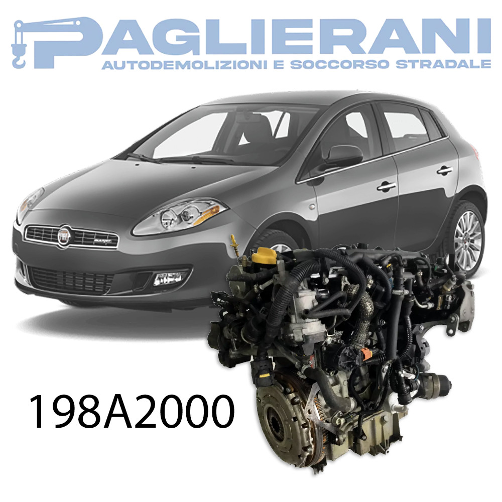 198A2000 FIAT Bravo 2007-2012 Euro4 Diesel Multijet 1600 [1.6] 88KW 120CV