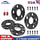 4PCS 12 & 15mm 5x112mm Hubcentric Wheel Spacers w/Lug Bolts For Benz W203 W204