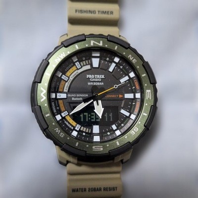 CASIO Pro Trek Fishing Timer wristwatch PRT B70